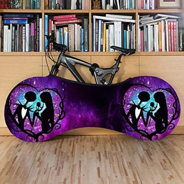 Imagem de NBZH Capa para roda de bicicleta para uso interno, antipoeira, bolsa para roda de bicicleta altamente elástica/lenço de cabeça grátis, 001