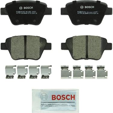 Imagem de BOSCH BC1456 QuietCast Conjunto de pastilhas de freio a disco de cerâmica premium - Compatível com Audi A3, A3 Quattro, A4; Volkswagen Beetle, Eos, Golf, GTI, Jetta, Passat; TRASEIRA