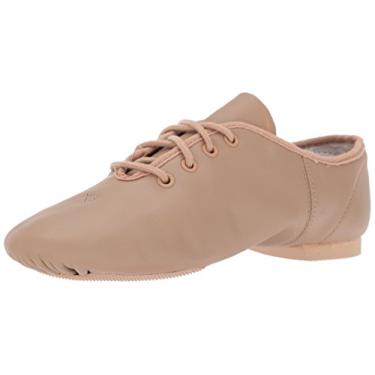 Imagem de Capezio Tênis feminino E Series Jazz Oxford Dance, Caramel, 10 Wide