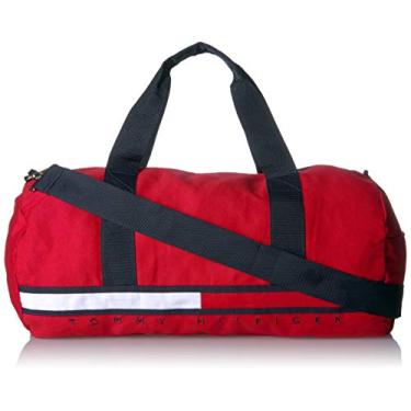 Imagem de Tommy Hilfiger Bolsa esportiva masculina Tino, Vermelho maçã, One Size