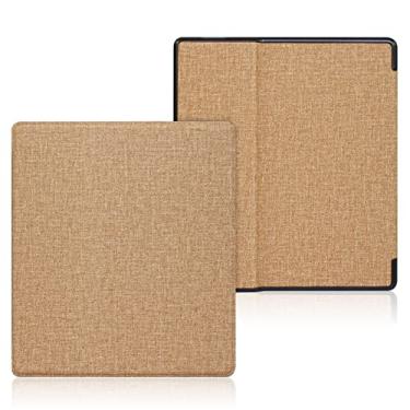 Imagem de Capa de tecido para Kindle Oasis 9ª, 10ª geração, capa de 7 polegadas com função de ativação automática. Não é adequado para outras gerações do Kindle Oasis