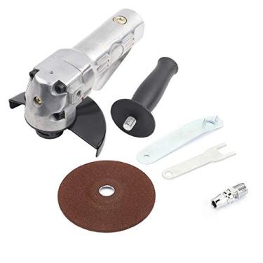 Imagem de Esmerilhadeira angular de ar de 10 cm, polidor de corte de lixadeira pneumática, 11000 rpm, rosca de 6 mm