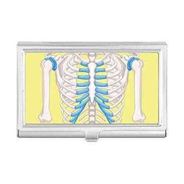 Imagem de Porta-cartão de visita com ilustração torácica da sorte, porta-cartões
