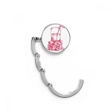 Imagem de Juice, Limão, Estampa de Ilustração, Aquarela, Gancho de Mesa Decorativo, Fecho Dobrável