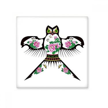 Imagem de Pedra decorativa de azulejo de cerâmica com padrão tradicional de pipa chinesa