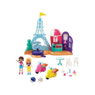 Imagem de Boneca Polly Pocket Aventuras Em Paris - Com Acessórios Mattel