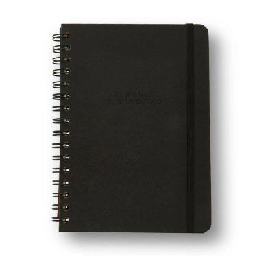 Imagem de Planner Financeiro Wire-O Cicero Classica 14,8X21Cm Preto
