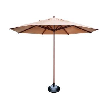 Imagem de Ombrelone Guarda Sol Piscina Casa Praia Base Preto 240cm