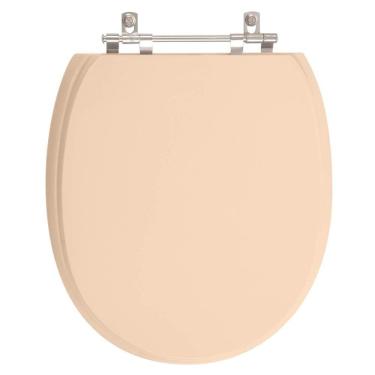 Imagem de Assento Sanitário De Ville Rosa Floral para vaso Deca