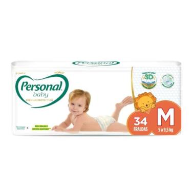 Imagem de Personal 'Fralda Baby Premium Protection M Com 34 Unidades