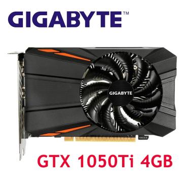 Imagem de GIGABYTE-Placa de Vídeo para Placas Gráficas NVIDIA  Geforce GTX 1050 Ti  Placas de Vídeo HDMI VGA