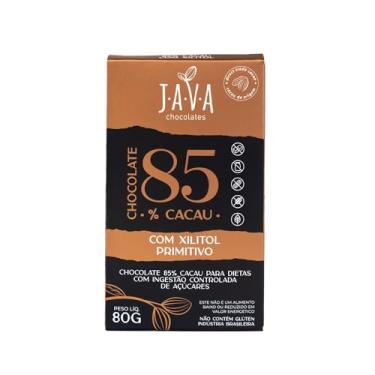 Imagem de CHOCOLATE 80 G - 85% CACAU XILITOL PRIMITIVO - ZERO açúcar, glúten, leite e soja. Vegano