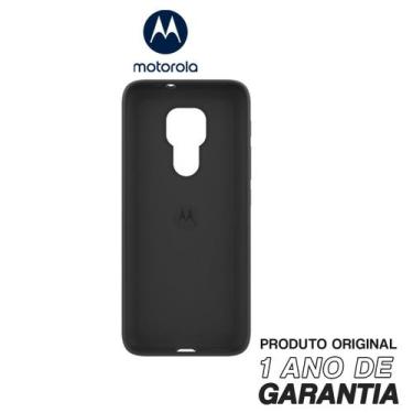 Imagem de Capa Original Motorola Protetora Anti Impacto Moto G9 Play - Preta