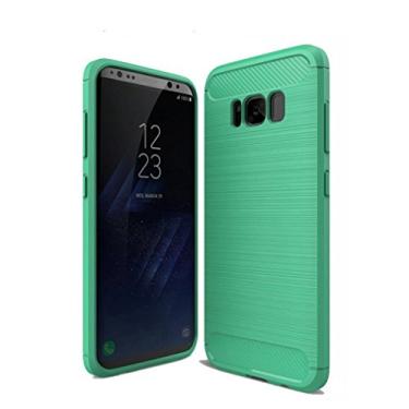 Imagem de Capa para Samsung Galaxy S8 Plus, sensação macia, proteção total, anti-arranhões e impressões digitais + capa de celular resistente a arranhões para Samsung Galaxy S8 Plus