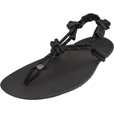Imagem de Xero Shoes Genesis – Sandália masculina de corrida leve e minimalista Tarahumara Huarache, Preto, 14 Wide
