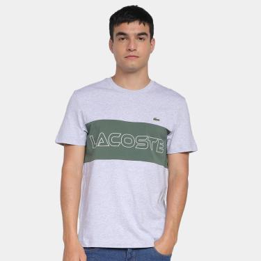 Imagem de Camiseta Lacoste Color Block Regular Fit Masculina-Masculino