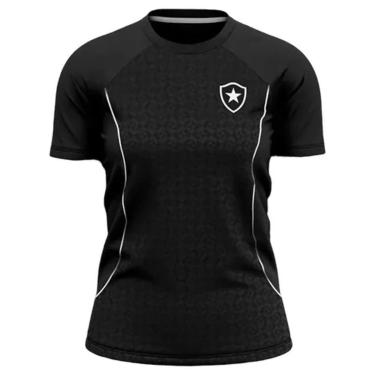 Imagem de Camiseta Braziline Affix Botafogo Feminino - Preto-Feminino