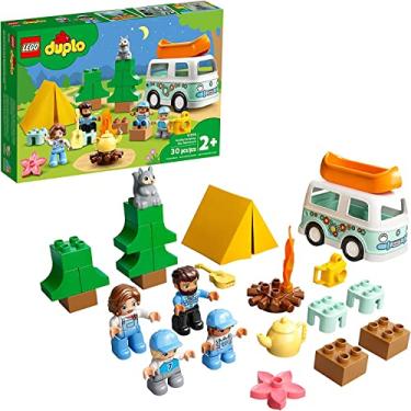 Imagem de 10946 LEGO® DUPLO® Town Aventura Familiar com Kombi; Brinquedo de Construção (30 peças)