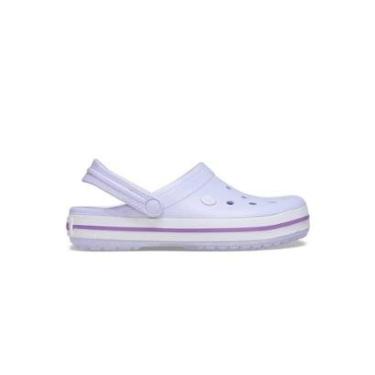 Imagem de Sandália Clog Crocs Crocband 11016-5af Azul/Lilas-Feminino