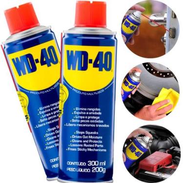 Imagem de Kit 5 Oleo Lubrificante Multiusos Wd-40 300ml - WD40