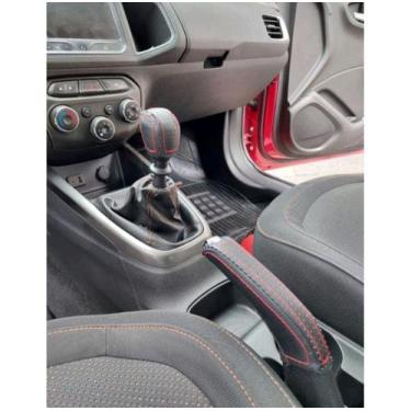 Imagem de Capa para manopla de câmbio Manual + Freio de Mão Chevrolet Ônix Spin 