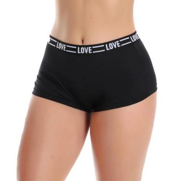 Imagem de Cueca Calcinha Feminina Boxer Microfibra Short Confortavel - Patitex, 