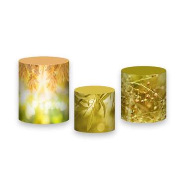 Imagem de Trio de Capas de Cilindro - Pastor Paisagem Árvores de Oliveira 032 - 