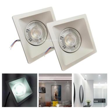 Imagem de Kit 2 Kit Spot Led 6W 70Lm Direcionável Luz Forte Bivolt 110V/220V EB1