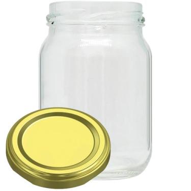 Imagem de Potes de Vidro 267ml Geleia Conserva Doce Pimenta Com Tampa 10 Unidade