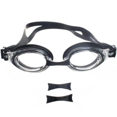 Imagem de Oculos de Nataçao Hammerhead Velocity 4.0, Cristal, Preto