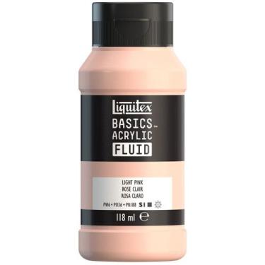 Imagem de Tinta Acrílica Liquitex Basics Fluid 118ml Light Pink, Fluid