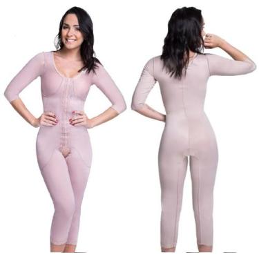 Imagem de Macacão Cinta Pós Operatório Bioplastia Gluteoplastia Prótese Silicone