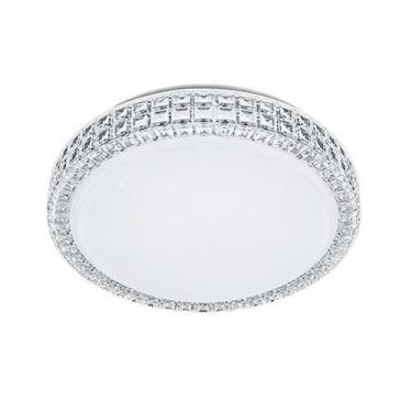 Imagem de Plafon Led Sagitta Redondo Efeito Cristal 12W Branco Frio - Opus, Bran