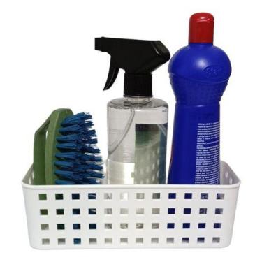 Imagem de Cesta Organizadora Multiuso Com Ventosa Lavanderia Cozinha - Paramount
