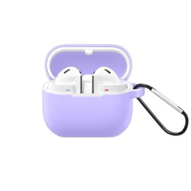 Imagem de Capa de silicone para galaxy buds 3 pro 2024, acessórios para fones de ouvido sem fio, capa protetora macia,Purple