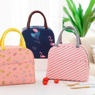 Imagem de Bolsa Marmita Térmica Estampada para Trabalho e Faculdade - innovaree-
