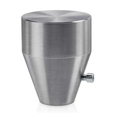 Imagem de GONENGNAIL- Tampa de haste de aterramento, ferramenta de almofada de martelo de aço resistente para conduzir hastes de aterramento, postes de cerca, estacas (8,5 cm superior/orifício de 0,79")