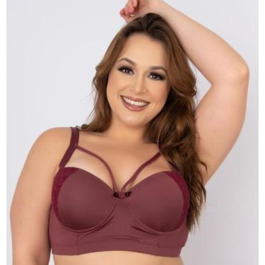 Imagem de Sutiã Strappy Plus Size Reforçado e Com Sustentação - Bella Fiore Moda