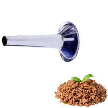 Imagem de Funil Moedor de Carne Número 05 Inox Açougue Malta
