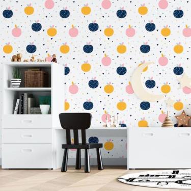 Imagem de Papel de Parede Adesivo Infantil Frutas N015004 0,58x3,00M - Adesivo B