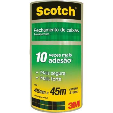 Imagem de Fita para Empacotamento SCOTCH 5802 Transparente 45MM X 45M Pacote com
