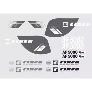 Imagem de Kit Adesivos - Ciber Af 5000 Plus - SPTS