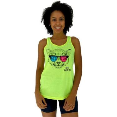 Imagem de Regata Feminina Recorte Nadador MXD Conceito Cheetah With 3D Glasses, 