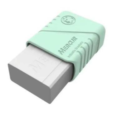 Imagem de Borracha branca tr tons pastel - mercur, 01 VERDE