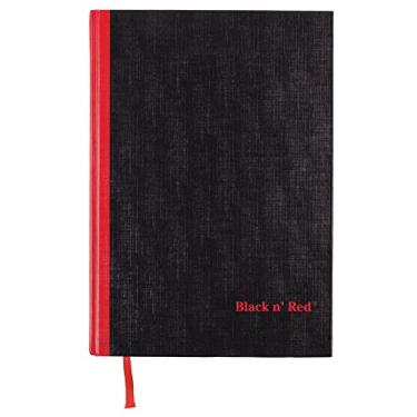 Imagem de Black n' Red Caderno, diário de negócios, 28 x 21 cm, 96 folhas, pautado, papel Optik, capa dura, encadernado, preto (D66174)