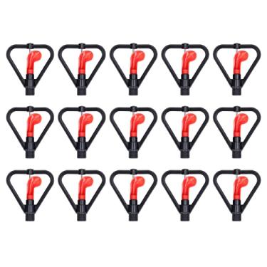 Imagem de 15 peças G1/5.1 cm rosca macho rotativa aspersor automático pulverizador de água bocal atomizador para quintal jardim acessórios de irrigação agrícola alta eficiência economia de água