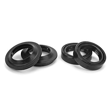 Imagem de Vedações de óleo do Amortecedor do Garfo Dianteiro, 4 Peças de Vedação de óleo do Amortecedor de Borracha Motocicleta Vedação do óleo do Amortecedor do Garfo Dianteiro para