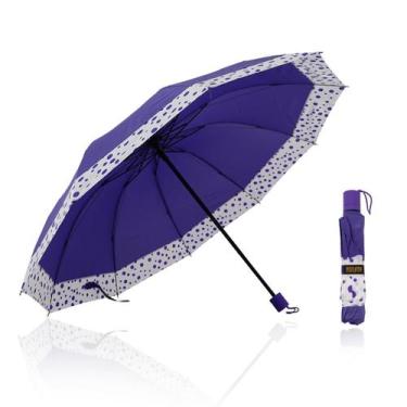 Imagem de Guarda Chuva Grande Reforçado Contra Vento Cabe Na Bolsa  1023D - FP E