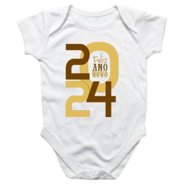 Imagem de Body intantil Ano Novo Feliz Ano 2024 - Alearts, M