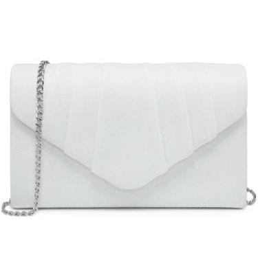 Imagem de Bolsa de noite Dasein Pleated Envelope Clutch Handbag Velvet